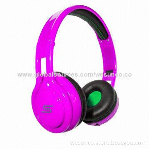 Comfortable Bluetooth headset with good materials, connects with PC/MP3/DVD